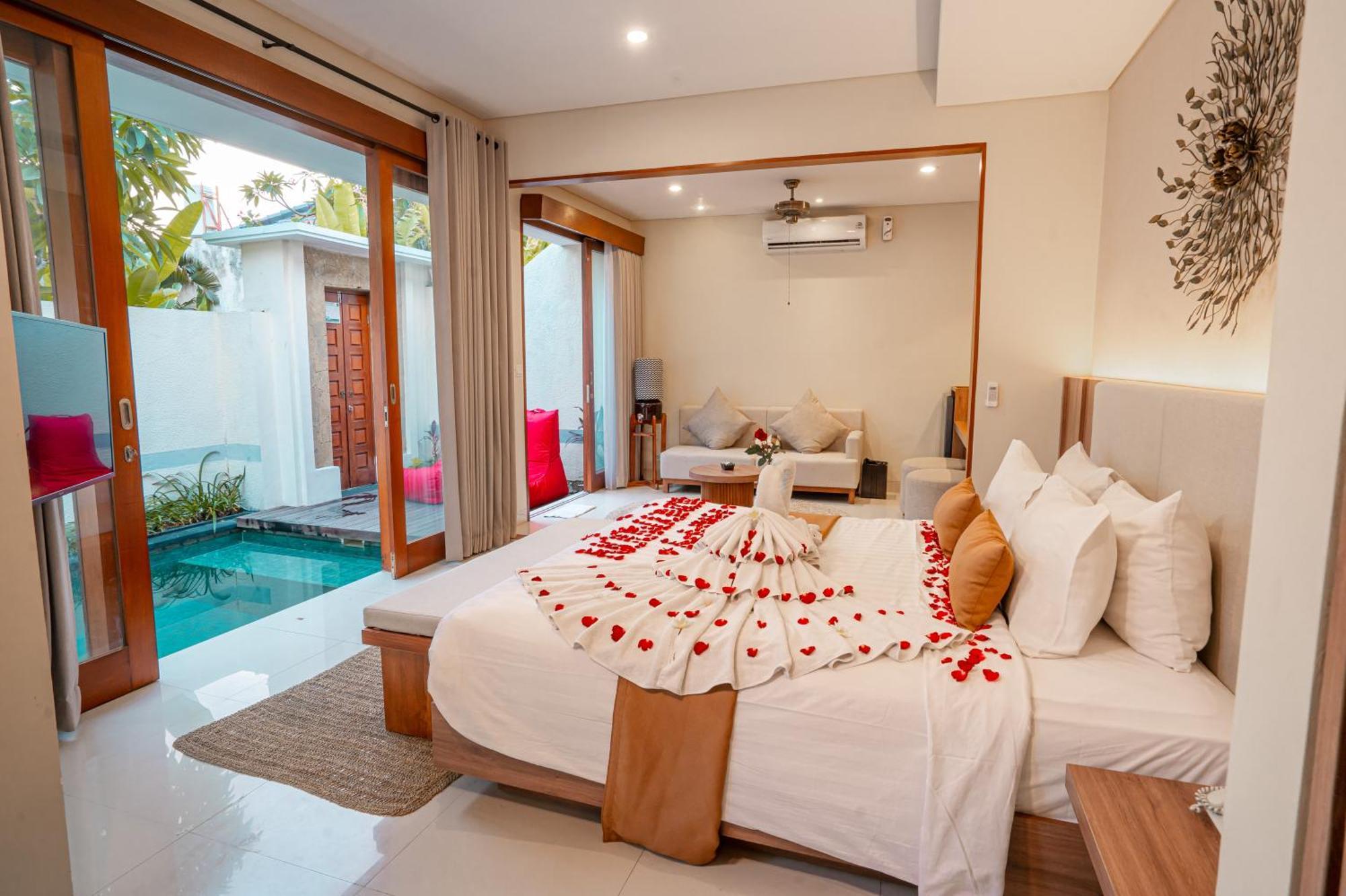 The Sakaye Villas & Spa Legian Værelse billede
